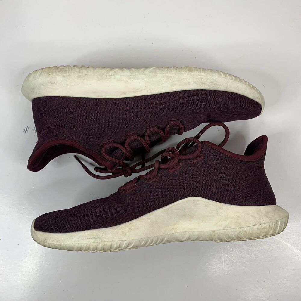 Adidas Size 10 Sneakers Original Tubular Shadow Maroon Fashion Shoes Women’s - Picture 4 of 11